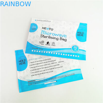 Microonda Sterlizer Oven Bag del commestibile 120mic VMPET