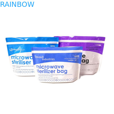 Supporto sterile libero di alto livello di BPA sulla borsa di plastica del sacchetto di stoccaggio degli alimenti per bambini che allatta al seno le borse dello sterilizzatore del capezzolo