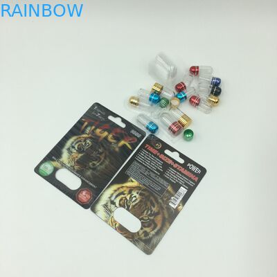 Capsula sessuale di potere che imballa le carte della bolla di CMYK 350g 3D