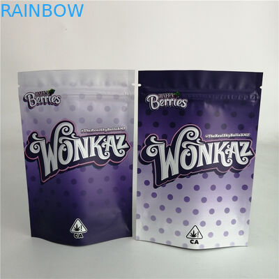 L'erbaccia su misura del dado del biscotto 3.5g sta sulla borsa di plastica 7g 18g 24g di Candy del sacchetto della chiusura lampo