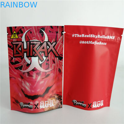 L'erbaccia su misura del dado del biscotto 3.5g sta sulla borsa di plastica 7g 18g 24g di Candy del sacchetto della chiusura lampo