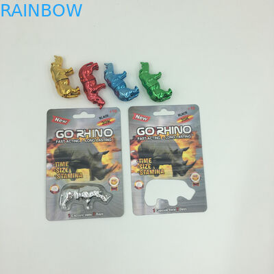 Carte di erbe della bolla di rotocalcografia 3D della capsula 350g di rinoceronte