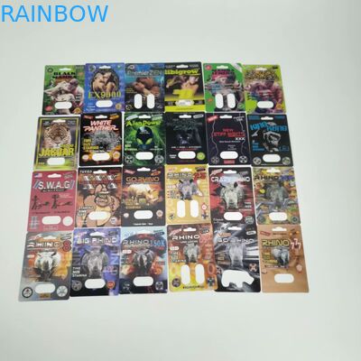 Gravnre che stampa la carta di plastica della pillola della bolla di RINOCERONTE 3D con le pallottole