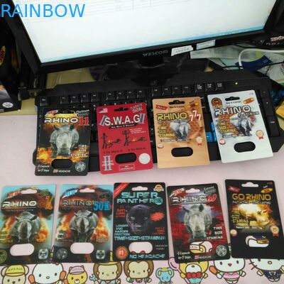 Gravnre che stampa la carta di plastica della pillola della bolla di RINOCERONTE 3D con le pallottole