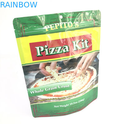 Sacchetto d'imballaggio del supporto del commestibile del sacchetto di plastica di Cusromized per la borsa di Pckaging dell'alimento di Mylar della pizza