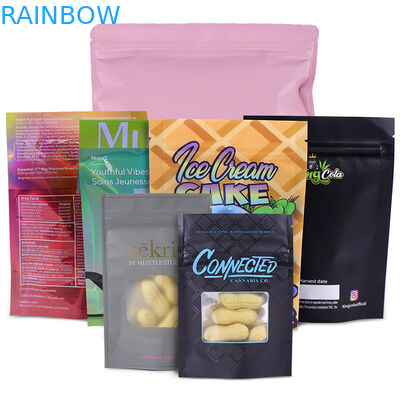 Borsa di Mylar della saldatura a caldo della serratura CMYK MOPP dello zip del di alluminio