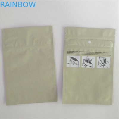 Incenso di erbe di colore 180mic 4X6 di Kraft che imballa per i semi di fiore