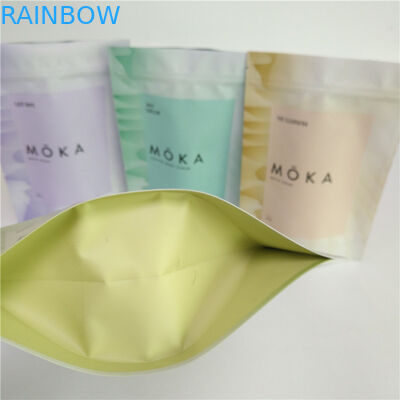 Il colore pieno che stampa il corpo 200g sfrega il supporto sulla borsa di caffè vuota del di alluminio del sacchetto con la chiusura lampo