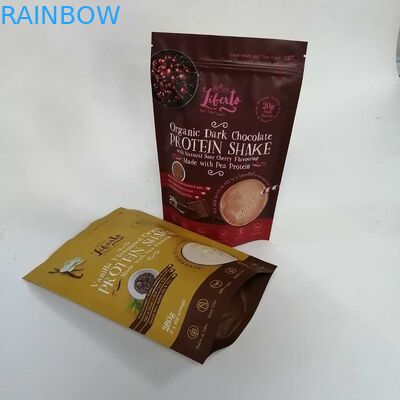 120 micron stanno sui sacchetti di Matte Protein Powder Mylar Zip