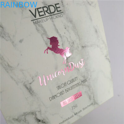 bustina d'imballaggio del campione di Mini Eye Cream Pouch Skincare della borsa della maschera dei capelli di 5ml 30ml con la scatola di presentazione di carta