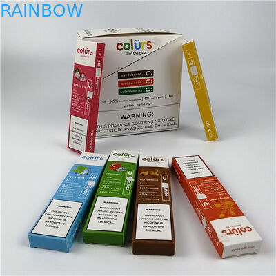 Vape rinchiude la carta di carta dell'ologramma di Cmyk produce delle bolle sulla timbratura calda delle scatole