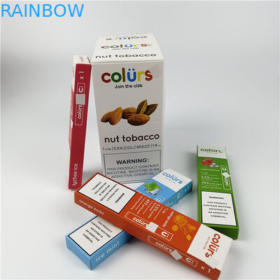 Vape rinchiude la carta di carta dell'ologramma di Cmyk produce delle bolle sulla timbratura calda delle scatole