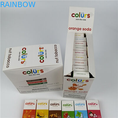 Vape rinchiude la carta di carta dell'ologramma di Cmyk produce delle bolle sulla timbratura calda delle scatole