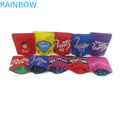 Cannabis stampata su ordinazione della chiusura lampo che imballa i biscotti riciclabili che imballano la borsa d'imballaggio del seme della cannabis prova dell'odore/della borsa