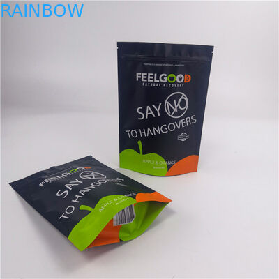 borsa d'imballaggio del di alluminio di 280g Matt Black VMPET MOPP