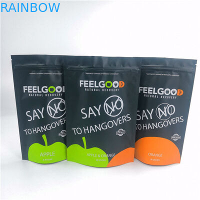 borsa d'imballaggio del di alluminio di 280g Matt Black VMPET MOPP