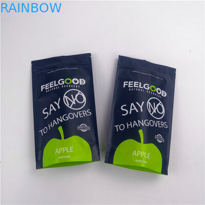 Logo su misura sacchetti stante della chiusura lampo di Mylar 110mic dello spuntino