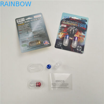 Carta di finitura lucida dell'imballaggio 3D di rinoceronte 7 9x12cm di potenziamento