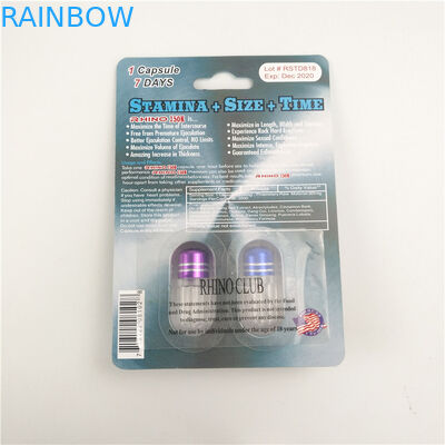 Carta di finitura lucida dell'imballaggio 3D di rinoceronte 7 9x12cm di potenziamento