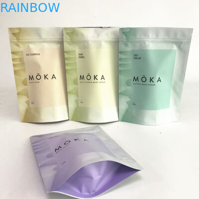 il supporto stampato su ordinazione 8oz sul di alluminio insacca i sali da bagno che imballano le borse