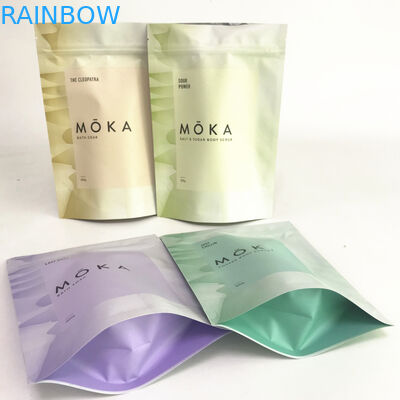 il supporto stampato su ordinazione 8oz sul di alluminio insacca i sali da bagno che imballano le borse