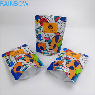 Borsa d'imballaggio dello spuntino/borsa d'imballaggio matta/supporto di plastica della chiusura lampo della polvere del latte al cioccolato del caffè sul sacchetto