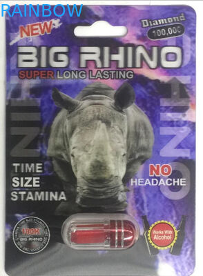 Carta d'imballaggio di CMYK della pillola riciclabile 3D di rinoceronte 69