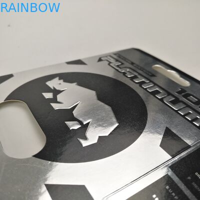 Carte di carta di superficie lucide della bolla della capsula di rinoceronte di 9x12cm