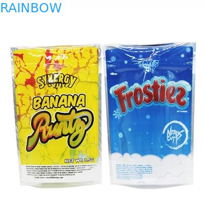 sacchetto d'imballaggio di incenso di erbe di 3.5g 7g CBD con la chiara finestra