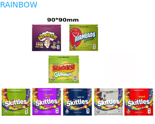 sacchetto d'imballaggio di incenso di erbe di 3.5g 7g CBD con la chiara finestra