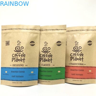 Micron di carta kraft di colore di Pantone 180 il MOPP VMPET stanno sul sacchetto