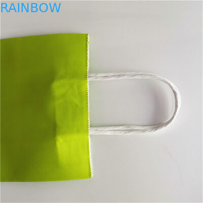 Sacchetti della spesa della drogheria del cartone di carta kraft CMYK 350gsm con la maniglia