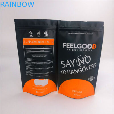 il vuoto d'imballaggio delle borse del prodotto di plastica della polvere di prezzo franco fabbrica 200g sta sui sacchetti della barriera con la chiusura lampo