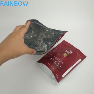 Stia sul caffè concimabile biodegradabile d'imballaggio 250g Bean Packaging Bags With Valve della borsa di caffè del commestibile