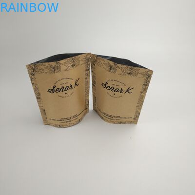 Stia sulle borse di caffè d'imballaggio a chiusura lampo dei produttori 12oz della carta kraft di Brown della borsa di caffè di Mylar con la valvola