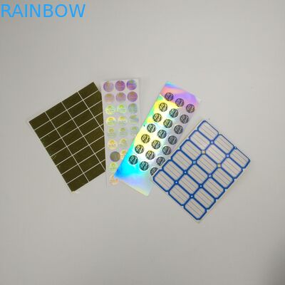 VMPET 60x60MM 20 micron di etichetta olografica del film per le bottiglie