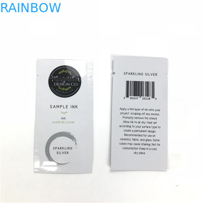 Il piccolo sacchetto eliminabile su misura del campione per il lato facciale del siero tre dell'occhio della pulitrice ha sigillato la bustina per i prodotti di bellezza