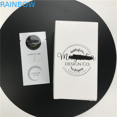 Il piccolo sacchetto eliminabile su misura del campione per il lato facciale del siero tre dell'occhio della pulitrice ha sigillato la bustina per i prodotti di bellezza