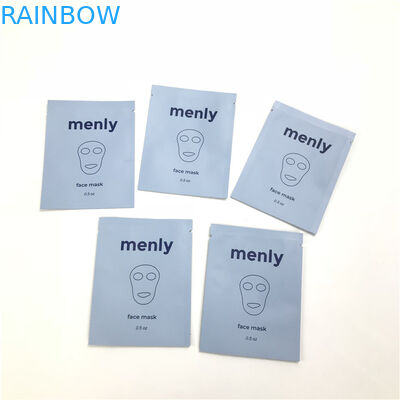 Sacchetto cosmetico eliminabile libero del campione del campione per la bustina sigillata lato facciale della pulitrice tre del siero dell'occhio dello sciampo