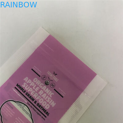 Il supporto lucido della superficie sulle borse d'imballaggio ha personalizzato le borse con la finestra per l'imballaggio per alimenti