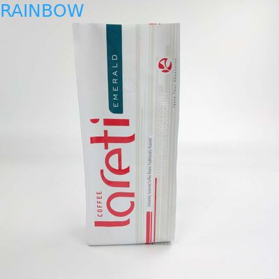 Matt Film Side Gusset Bag risigillabile su ordinazione con la valvola del di alluminio per caffè Bean Packaging Pouch