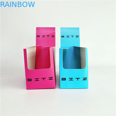 Il cioccolato su ordinazione del dolce del contenitore di carta da stampa ha ondulato il contenitore di carta dell'esposizione del cartone