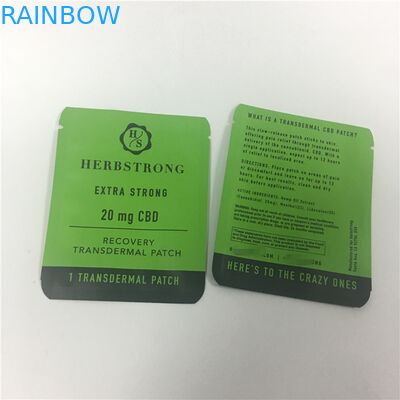 La serratura risigillabile di stampa su ordinazione dello zip di Mylar sta sui biscotti dell'erbaccia CBD del sacchetto che imballano le borse