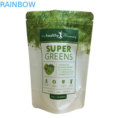 L'imballaggio del tè insacca le bustine di tè vuote su ordinazione di plastica del di alluminio della saldatura a caldo della chiusura lampo