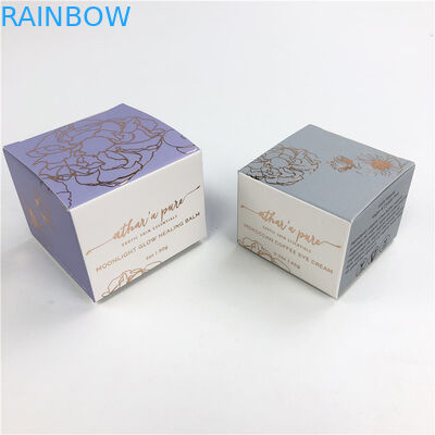 La scatola di carta che imballa per l'olio essenziale imbottiglia il cartone bianco della stagnola calda delle piccole scatole