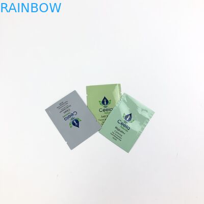 Sacchetto piano trasparente d'imballaggio dei piccoli gioielli di plastica della borsa del braccialetto dell'anello dei capelli