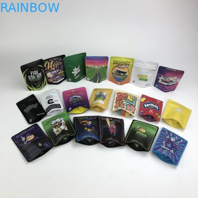 i biscotti della prova dell'odore di 100micron VMPET insaccano 3.5g 7g 14g Cannabies Mylar