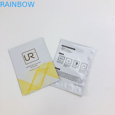 sacchetto d'imballaggio su misura della saldatura a caldo dell'etichetta 3 della crema cosmetica piana laterale di mylar