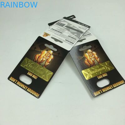 La carta su misura del magnum carda le scatole di carta per l'imballaggio delle capsule della pillola