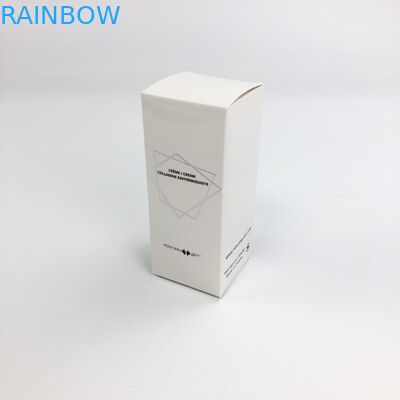 Cartone bianco di timbratura caldo su ordinazione all'ingrosso di Matt Film With 350g per l'imballaggio cosmetico del contenitore di carta del ciglio dell'alimento del campione